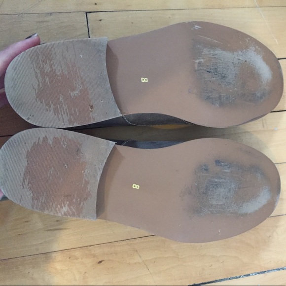 Steven by Steven Madden grey leather loafers - Picture 4 of 4